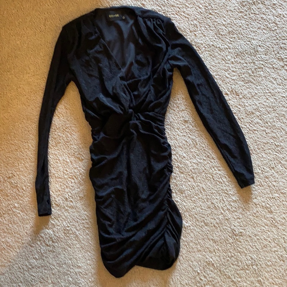 Black cocktail dress